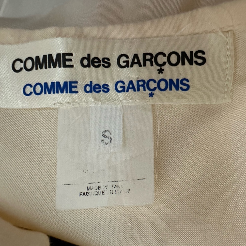 Comme de Garçons Cream Maxi Slip Dress - Size Small - Picture 4 of 5